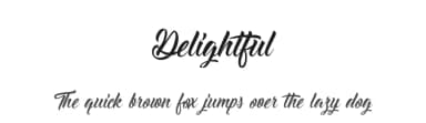 Delightful by Octotype  | Thomas Boucherie — Script Handwritten Font — thumbnail 1