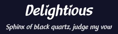 Delightious by 7NTypes — Script Handwritten Font — thumbnail 2