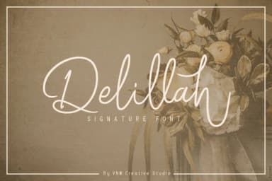 Delillah Font by VNM Creative Studio — Script Handwritten Font — thumbnail 1