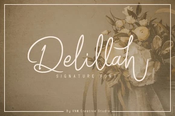 Delillah Font by VNM Creative Studio — Script Handwritten Font