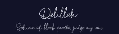 Delillah by VNM Creative Studio — Script Handwritten Font — thumbnail 2