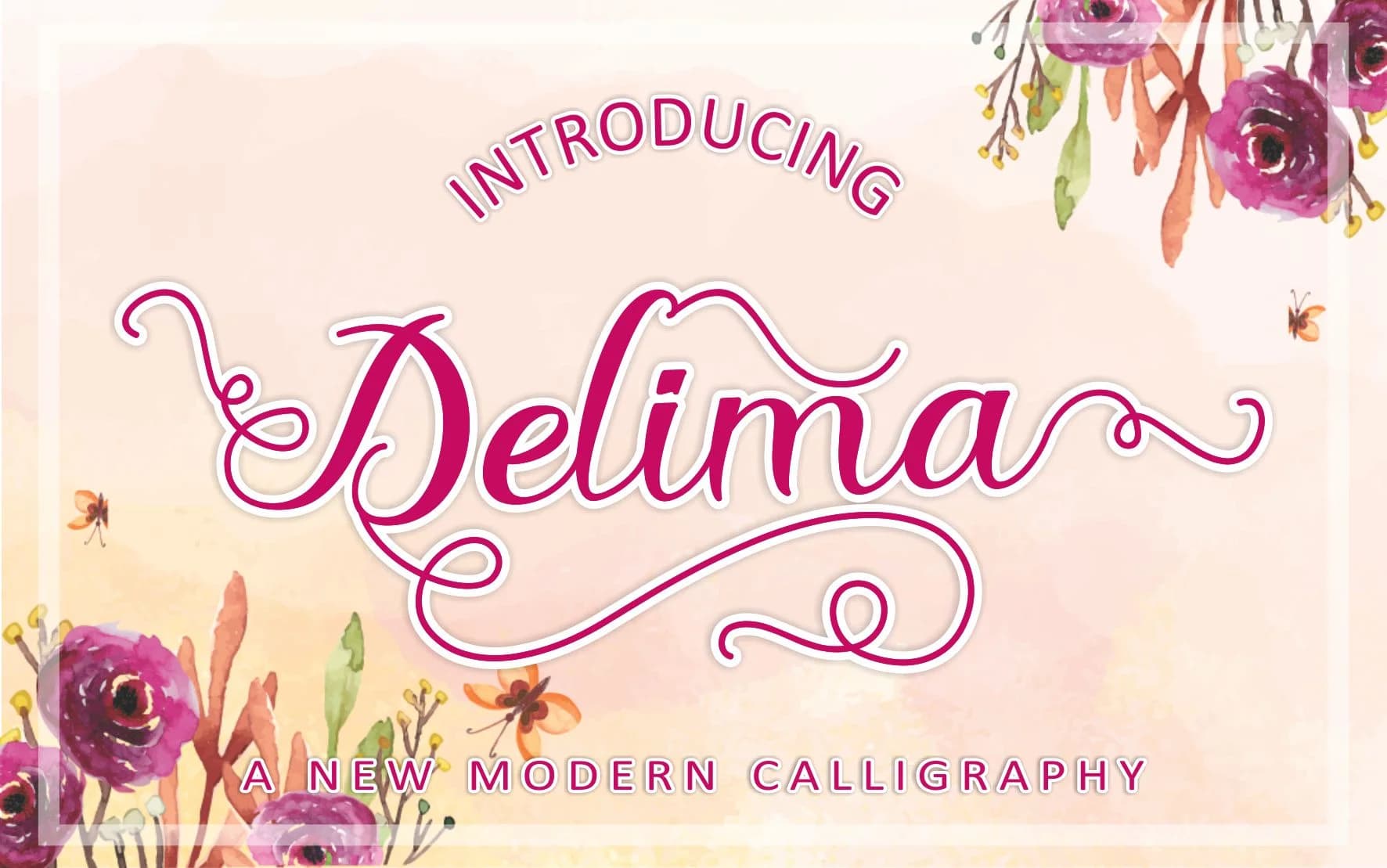 Delima Font by WDfont Creative by WDfont Creative — Script Handwritten Font