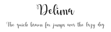 Delima by Fiqiart — Script Handwritten Font — thumbnail 1