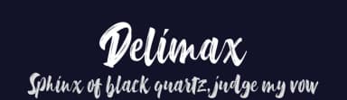 Delimax by Debut Studio — Script Handwritten Font — thumbnail 2