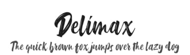 Delimax by Debut Studio — Script Handwritten Font — thumbnail 1