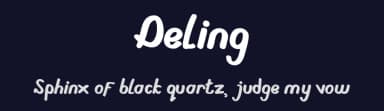 Deling by Winarko — Script Handwritten Font — thumbnail 2