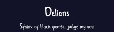 Delions by Pradipta Creative — Script Handwritten Font — thumbnail 2