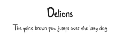 Delions by Pradipta Creative — Script Handwritten Font — thumbnail 1
