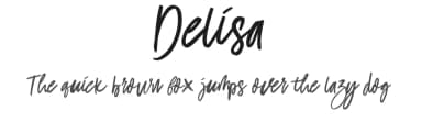 Delisa by Mr Letters — Script Handwritten Font — thumbnail 1