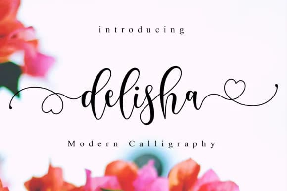 Delisha Script Font by NissaStudio — Script Handwritten Font