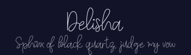 Delisha by Letterena Studios — Script Handwritten Font — thumbnail 2