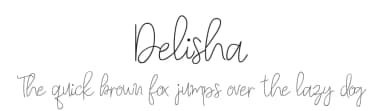Delisha by Letterena Studios — Script Handwritten Font — thumbnail 1