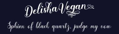Delisha Vegan by Måns Grebäck — Script Handwritten Font — thumbnail 2