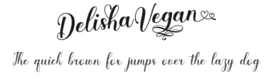 Delisha Vegan by Måns Grebäck — Script Handwritten Font — thumbnail 1