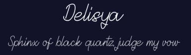Delisya by Mytype Studio — Script Handwritten Font — thumbnail 2