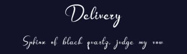 Delivery by Design Vector10 — Script Handwritten Font — thumbnail 2
