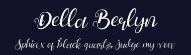 Della Berlyn by Letterena Studios — Script Handwritten Font — thumbnail 2