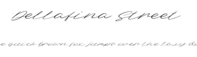 Dellafina Street by Staircase Studio — Script Handwritten Font — thumbnail 1