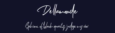 Dellamonde by mlkwsn — Script Handwritten Font — thumbnail 2