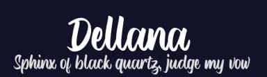 Dellana by Rochart Studio — Script Handwritten Font — thumbnail 2
