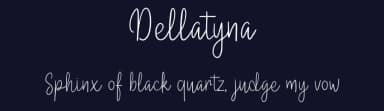 Dellatyna by Patria Ari Typestudio — Script Handwritten Font — thumbnail 2