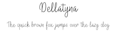 Dellatyna by Patria Ari Typestudio — Script Handwritten Font — thumbnail 1