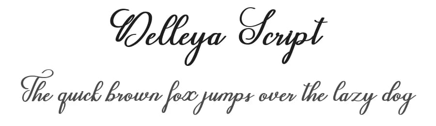 Delleya Script by Creative Lab — Script Handwritten Font