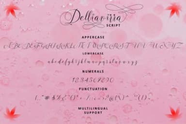 Delliavirra Font by ahmadrofingi97 — Script Handwritten Font — thumbnail 5