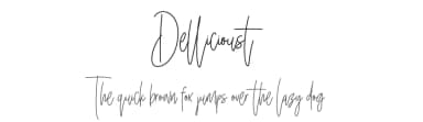 Dellicioust by Medina Type — Script Handwritten Font — thumbnail 1