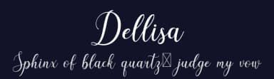 Dellisa by Suby Studio — Script Handwritten Font — thumbnail 2