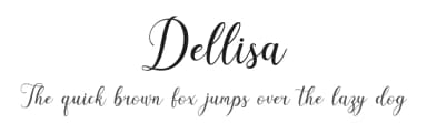 Dellisa by Suby Studio — Script Handwritten Font — thumbnail 1