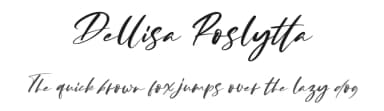 Dellisa Roslytta by Letterena Studios — Script Handwritten Font — thumbnail 1