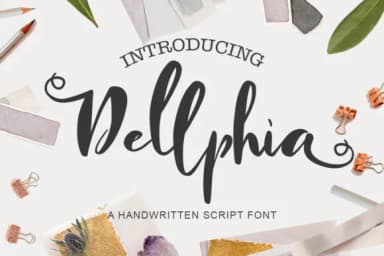 Dellphia Font by Masha Artifex — Script Handwritten Font — thumbnail 1