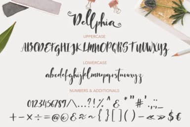 Dellphia Font by Masha Artifex — Script Handwritten Font — thumbnail 7