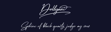 Dellyani by Integritype Studio — Script Handwritten Font — thumbnail 2