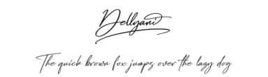 Dellyani by Integritype Studio — Script Handwritten Font — thumbnail 1