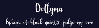 Dellyma by Dead Line — Script Handwritten Font — thumbnail 2