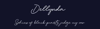 Dellynda by Bale — Script Handwritten Font — thumbnail 2