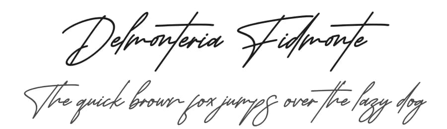 Delmonteria Fidmonte by Perspectype Studio - Letterena.com — Script Handwritten Font