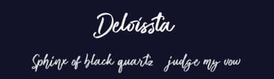 Deloissta by Maulana Creative — Script Handwritten Font — thumbnail 2