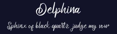 Delphina by Vunira Design — Script Handwritten Font — thumbnail 2
