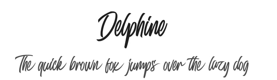 Delphine by Staircase Studio — Script Handwritten Font