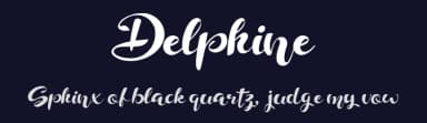 Delphine by adi widyantoro — Script Handwritten Font — thumbnail 2