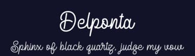 Delponta by Nur Solikh — Script Handwritten Font — thumbnail 2