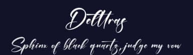Delttras by Letterena Studios — Script Handwritten Font — thumbnail 2