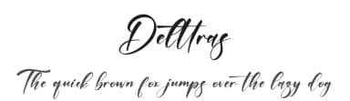 Delttras by Letterena Studios — Script Handwritten Font — thumbnail 1