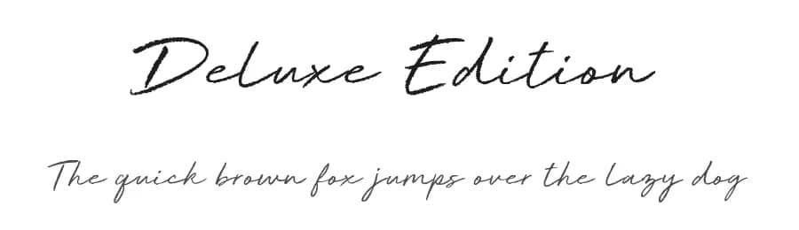 Deluxe Edition by BLKBK Fonts — Script Handwritten Font