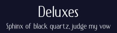 Deluxes by Almarkhatype — Sans Serif Font — thumbnail 2