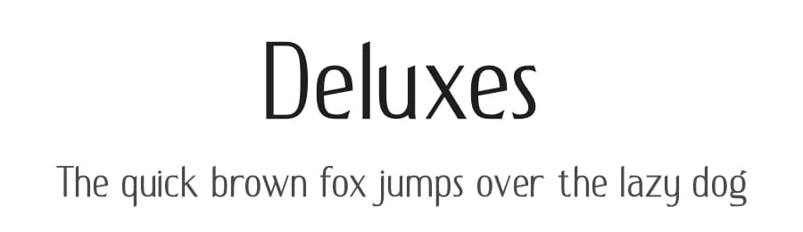 Deluxes by Almarkhatype — Sans Serif Font