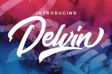 Delvin Font by MysticalType — Script Handwritten Font — thumbnail 1